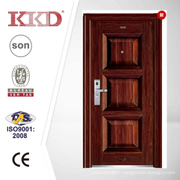 Entrée en acier nouvelle de luxe sécurité porte KKJ-355